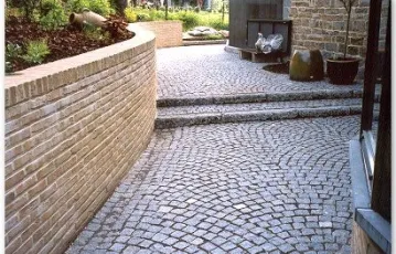Pavés portugais Marche bordure de réemplois