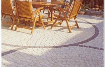 Pavés béton Jaune - Noir basalte