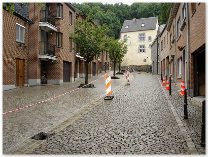 Aménagement public Andenne place du chapitre et rue des chanoinesses.