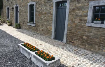 19 Pavés grès disparathe avec joints coulés